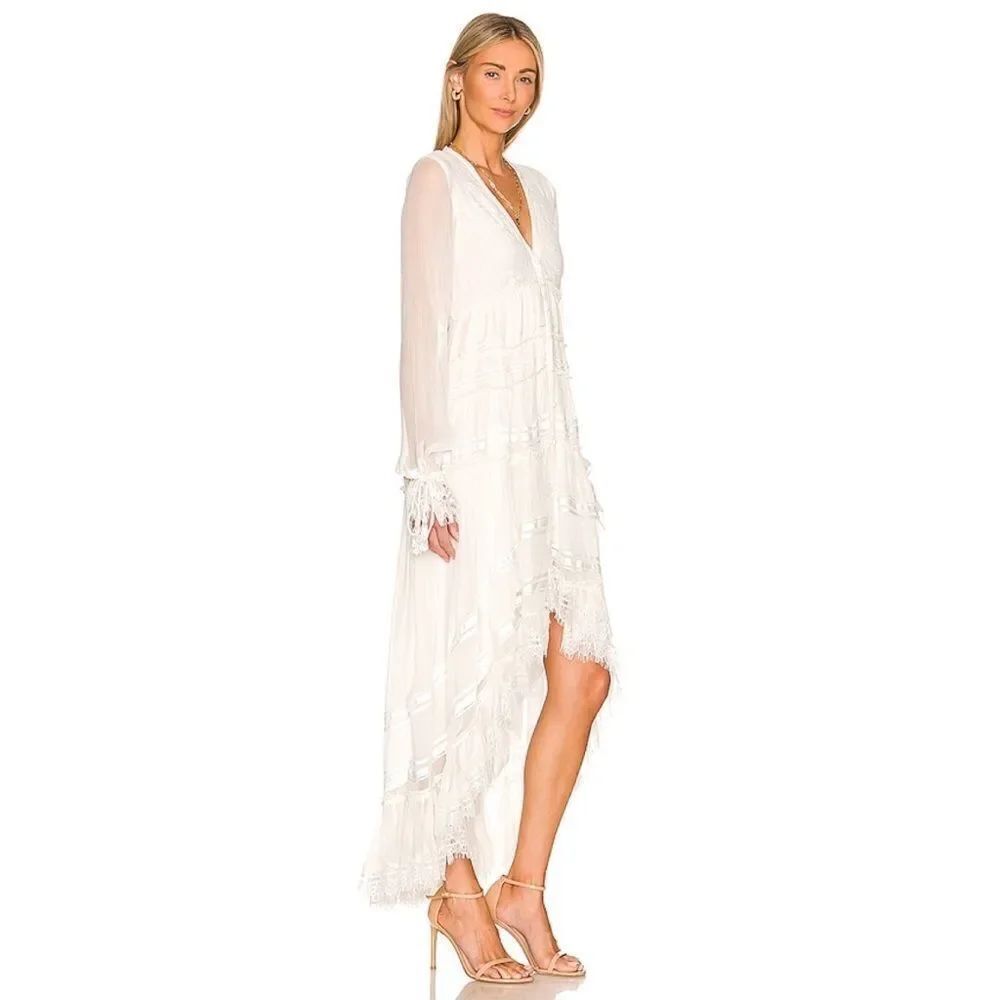 ROCOCO SAND High Low Long Dress in White - Picture 2 of 12
